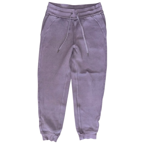 Lululemon Womens Size 6 Dusky Lavender Scuba Relaxed High-Rise Jogger Sweatpants - Picture 6 of 10